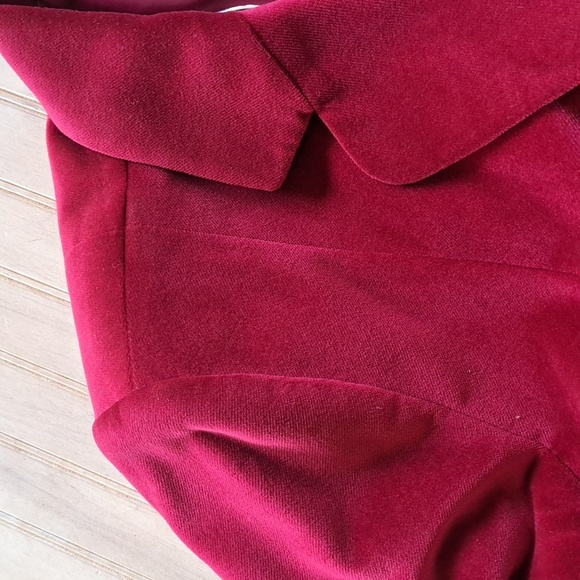 Talbots Classy Velvet Dressy Rich Textured  Structured Blazer Stylish Jacket - Picture 7 of 7